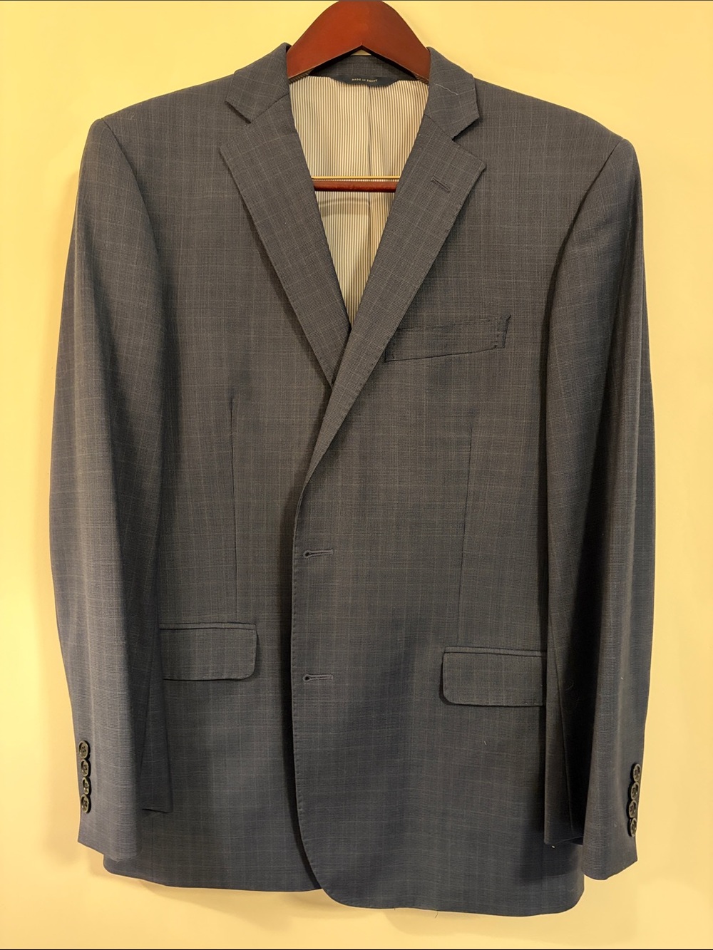 Brooks Brothers Explorer Regent Navy Windowpane suit - unaltered